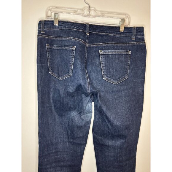 BANDOLINO Caroline Jeans Womens 14 Denim 5-Pocket Stretch - Picture 2 of 6